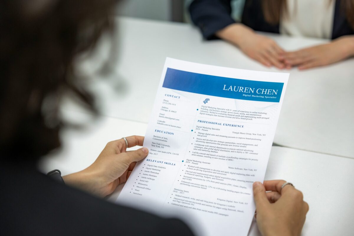 Resume Preparation Services